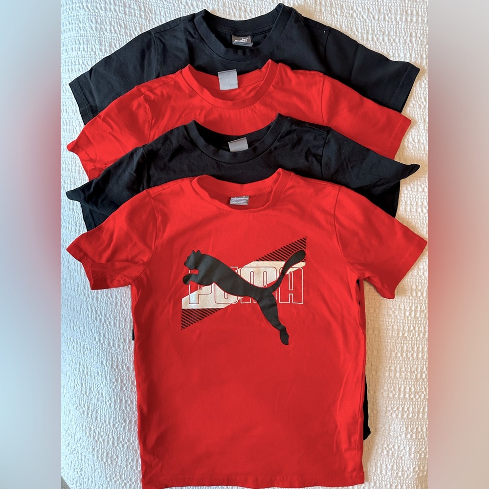 Set of 4 boys puma tees